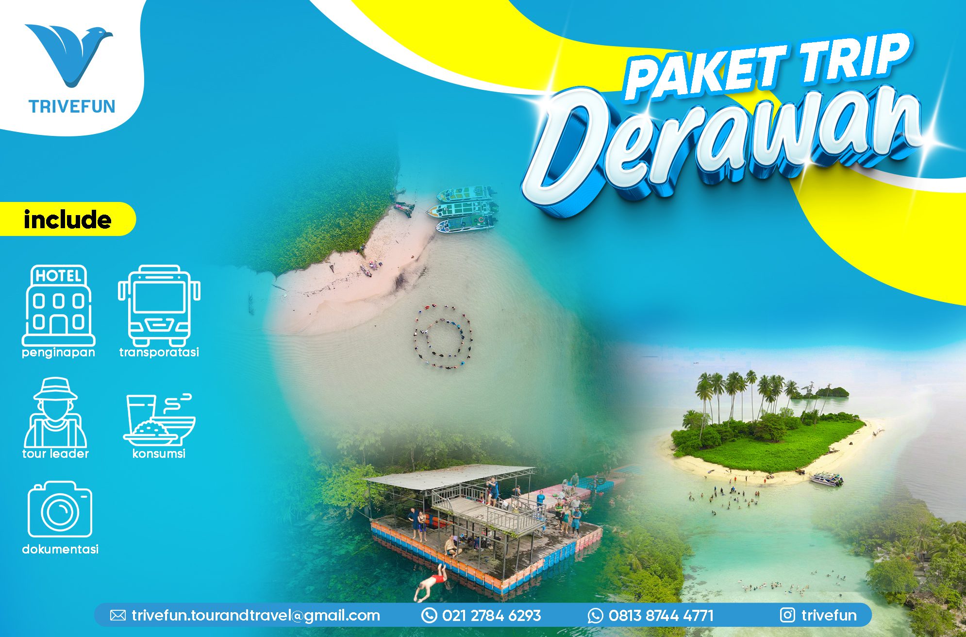 Private Trip Derawan + Labuan Cermin 4 Hari 3 Malam