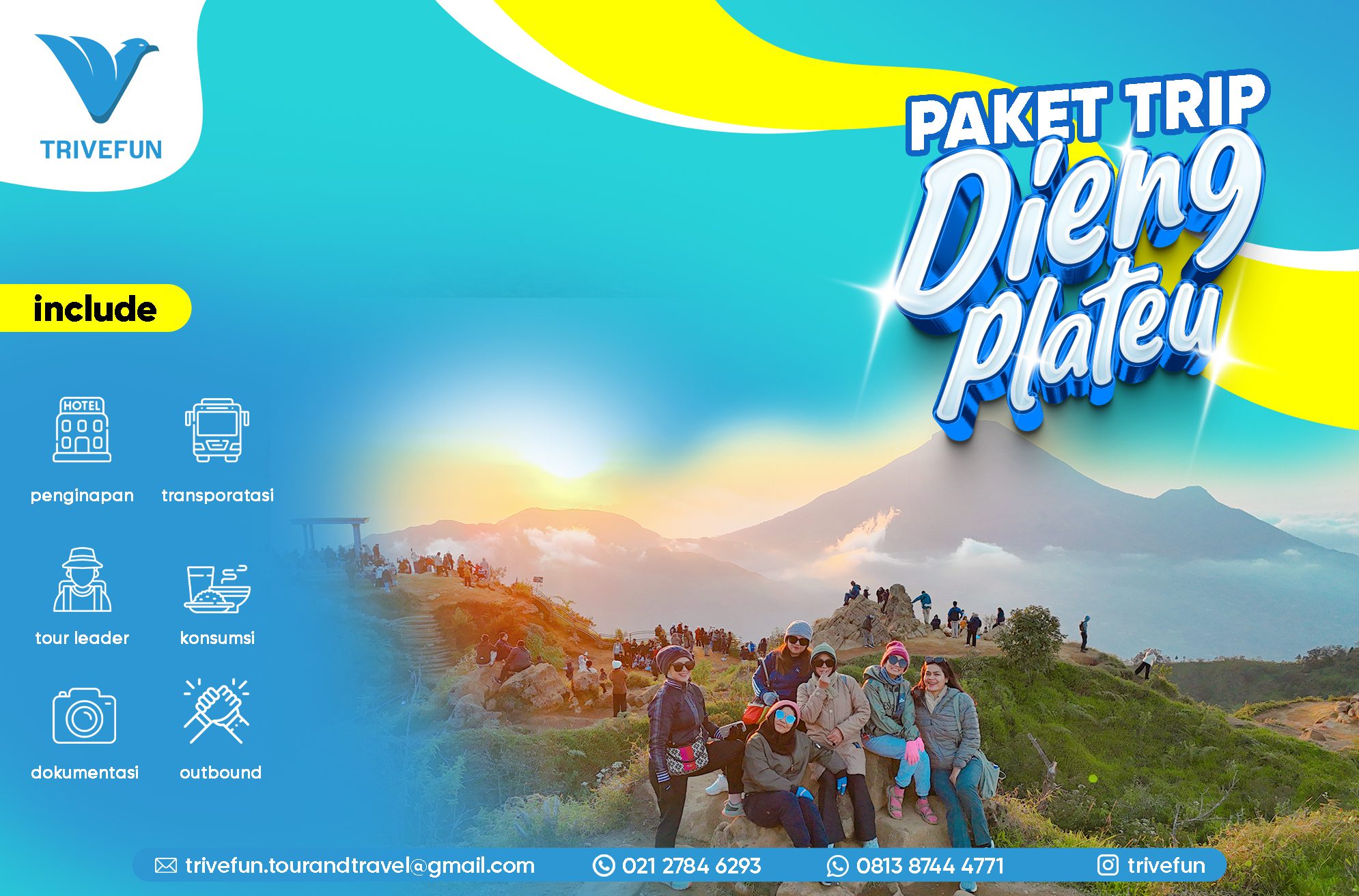 PAKET TRIP Dieng Plateu 3 Hari 2 Malam